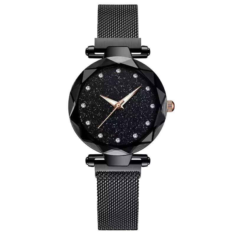 Absorbent Women&#039;s Watch Student Magnetic Buckle Lazy Watch Star Watch Trend Watch