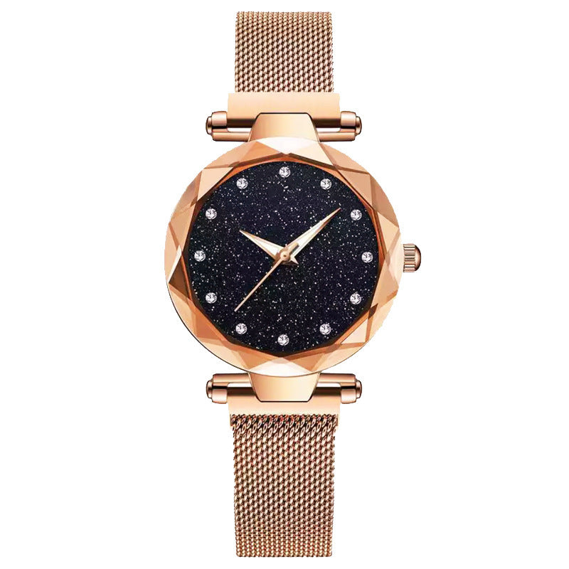 Absorbent Women&#039;s Watch Student Magnetic Buckle Lazy Watch Star Watch Trend Watch