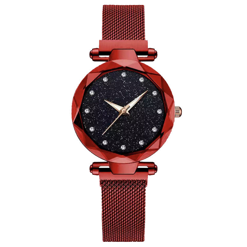 Absorbent Women&#039;s Watch Student Magnetic Buckle Lazy Watch Star Watch Trend Watch