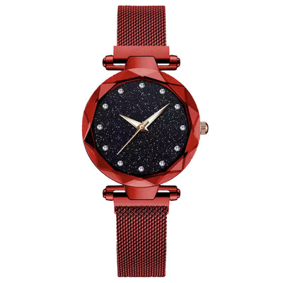 Absorbent Women&#039;s Watch Student Magnetic Buckle Lazy Watch Star Watch Trend Watch