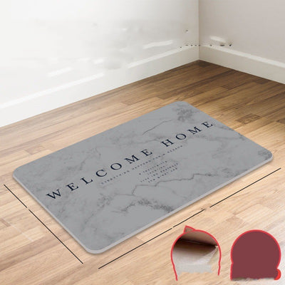 Quick-Dry Diatom Mud Mat Ultra-Absorbent Bath Mat, Anti-Mold