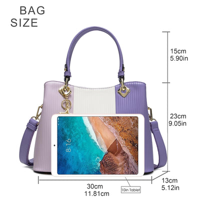 Pomelo Best Handbag Multiple Pockets, Pretty Color Combination, Ladies' Bag