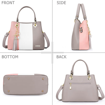 Pomelo Best Handbag Multiple Pockets, Pretty Color Combination, Ladies' Bag