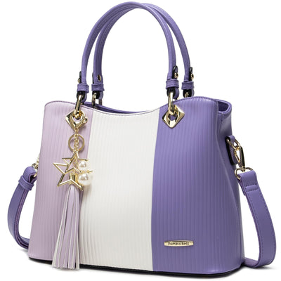 Pomelo Best Handbag Multiple Pockets, Pretty Color Combination, Ladies' Bag