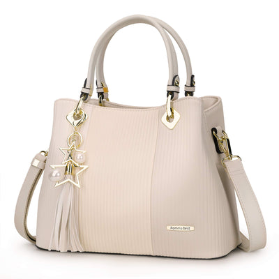 Pomelo Best Handbag Multiple Pockets, Pretty Color Combination, Ladies' Bag