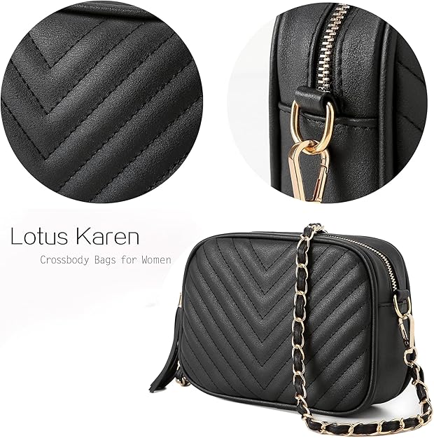 Lotus Karen Crossbody Bags for Women Trendy Small Crossbody Purse for Women