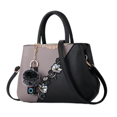 Elegant Embroidered Handbag Haipky Top Handle Shoulder Bag
