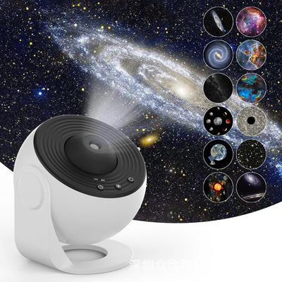 HD Focusing Projection Lamp Starry Sky Galaxy Projection Lamp HD Starry Sky Creative Gifts Bedroom Atmosphere