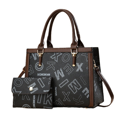 2025 Women's Fashion Letter Print Shoulder Bag & Crossbody