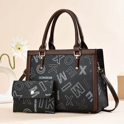 2025 Women's Fashion Letter Print Shoulder Bag & Crossbody