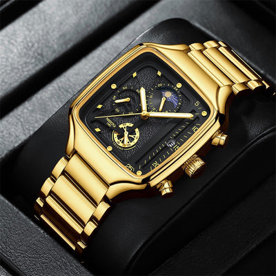 Student Waterproof Square Watch Calendar, Personalized Quartz Watch