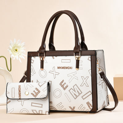 2025 Women's Fashion Letter Print Shoulder Bag & Crossbody