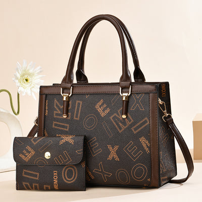 2025 Women's Fashion Letter Print Shoulder Bag & Crossbody